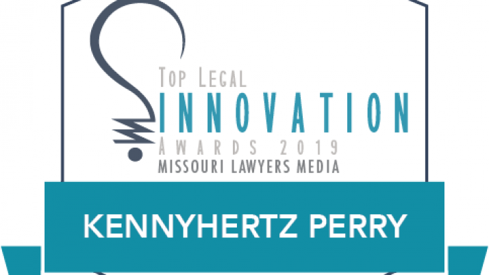 Kennyhertz Perry Recognized as a 2019 Top Legal Innovation Honoree in Missouri Lawyers Weekly